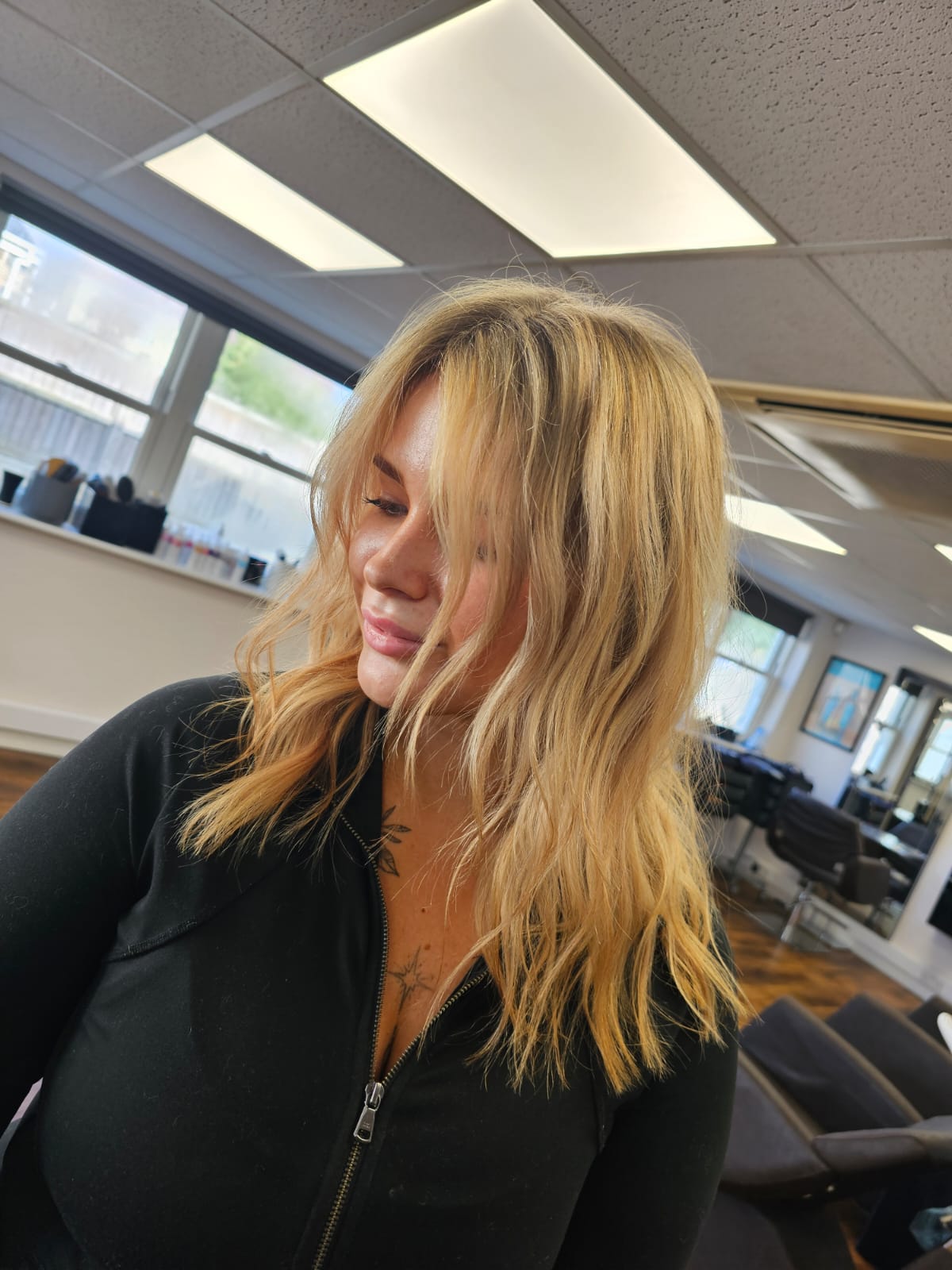 Honey blonde